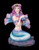 Spring Flowers Mermaid Figurine