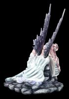 Elfen Figur - Winterliche Crystalia mit Drache