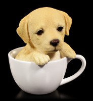 Dog Figurine - Labrador Teacup Pup
