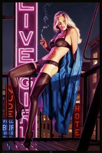 Live Girls - Pinup Poster