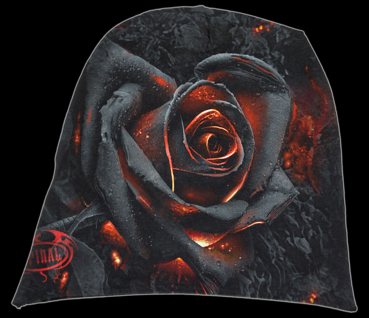 Spiral Gothic Beanie - Burnt Rose