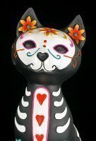 Cat Figurine - Day of the Dead - Puss