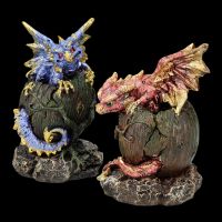 Dragon Figurines Set of 2 - Guardian of the Forests
