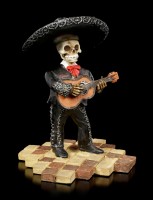 Skelett Figur - Mariachi Band Gitarre