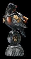 Raven Figurine - Steampunk Rivet Raven