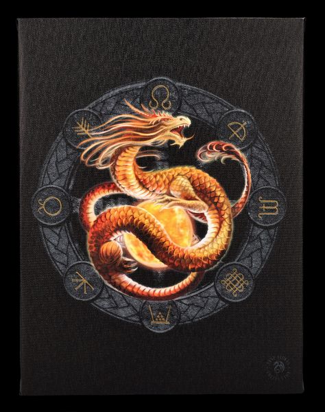 Small Canvas Dragon - Litha