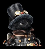 Steampunk Cat Figurine - Feline Invention