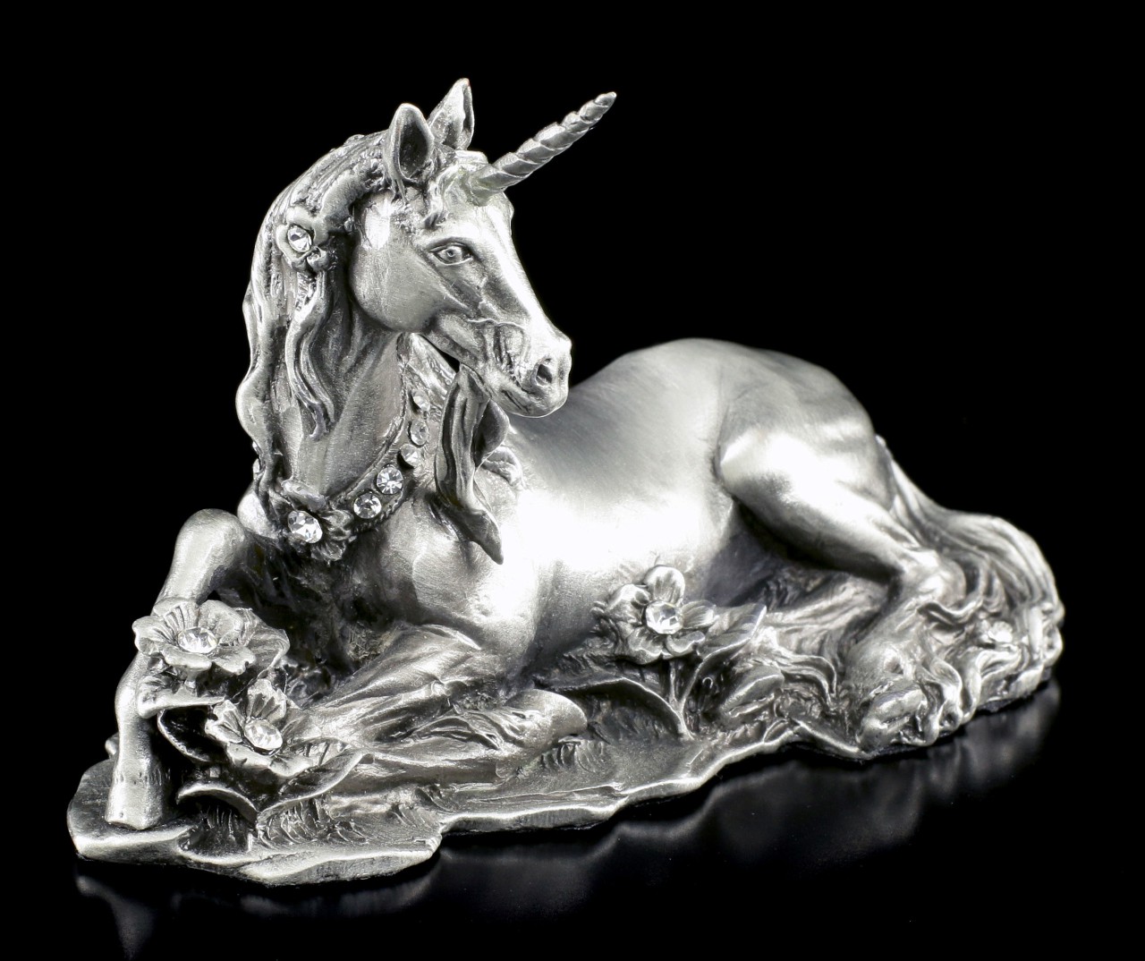 Pewter  Unicorn  Figurine 