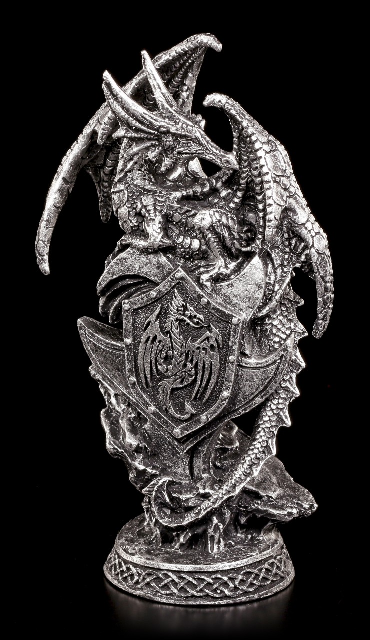 Drachen Figur - Arokh mit Drachenwappen