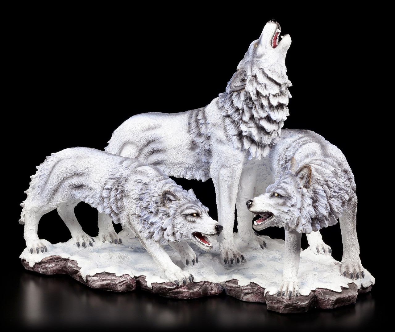 Shadow Wolf Figurine - The Wolf Pack