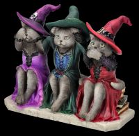 Cat Figurine - Three Wise Witch Kittens