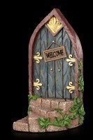 Door Sign - Wood Gate with rounded Stair
