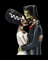 Skeleton Figurine - Frankenstein Monster Kisses Bride