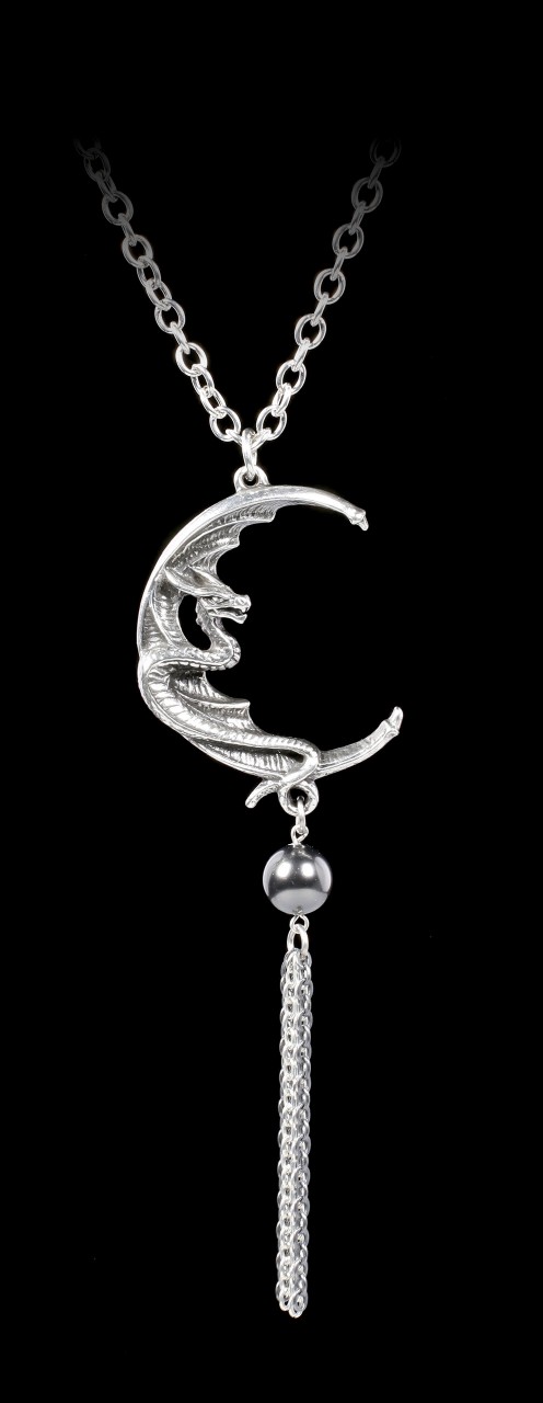 Alchemy Drachen Halskette - Naga Moon