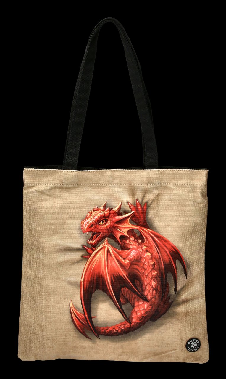 Tote Bag with Dragon - Wyrmling