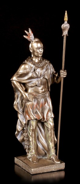 Indianer Krieger Figur mit Speer