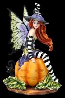 Fairy Figurine with Pumpkin - Bewitching by Amy Brown