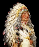 Indian Figurine - Sitting Chief
