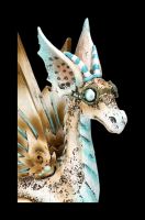Drachen Figur - Steampunk by Amy Brown