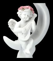Angel Figurine - Puttos make Music on Moon