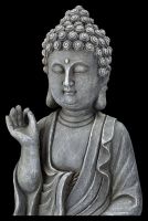 Buddha Figur grau - Chin Mudra