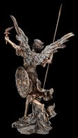 Archangel Uriel Figurine with Torch and Spear