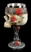 Skull Goblet - Gothic Roses