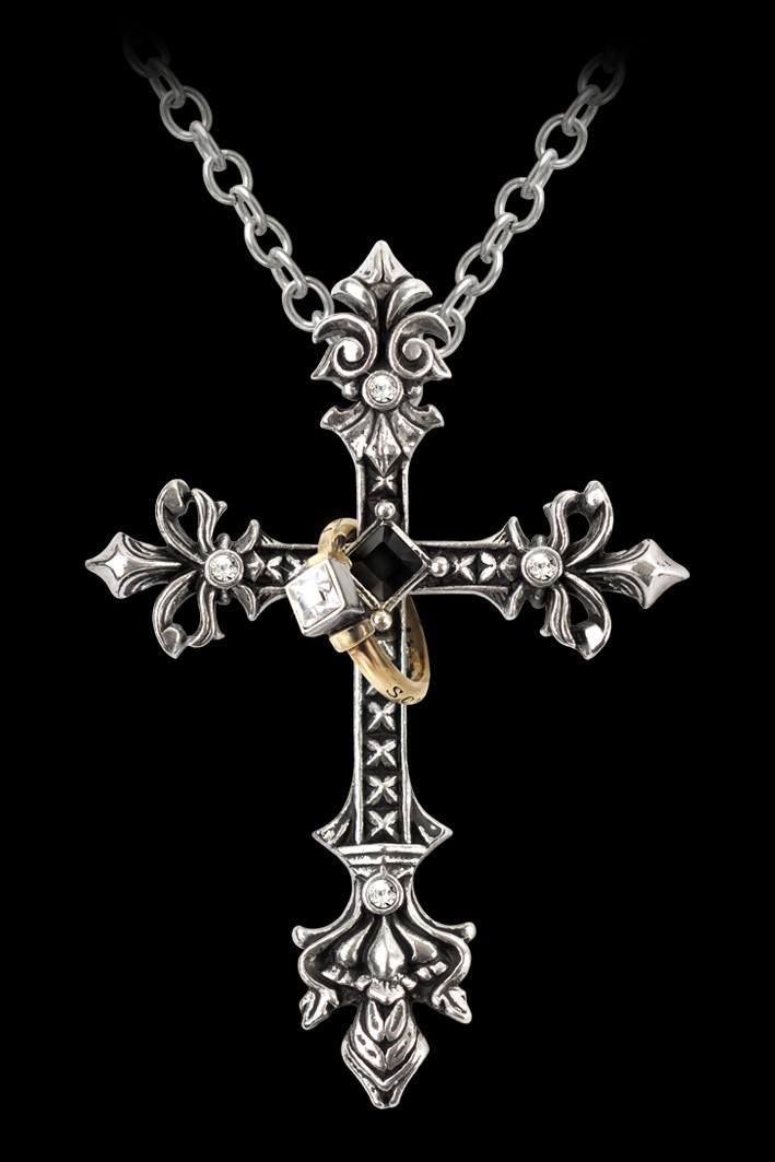 Alchemy Kreuz Halskette - Maryam Theotokos Ring Cross