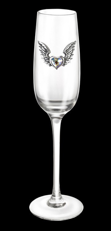 Wings Of Love - Alchemy Champagne Glass