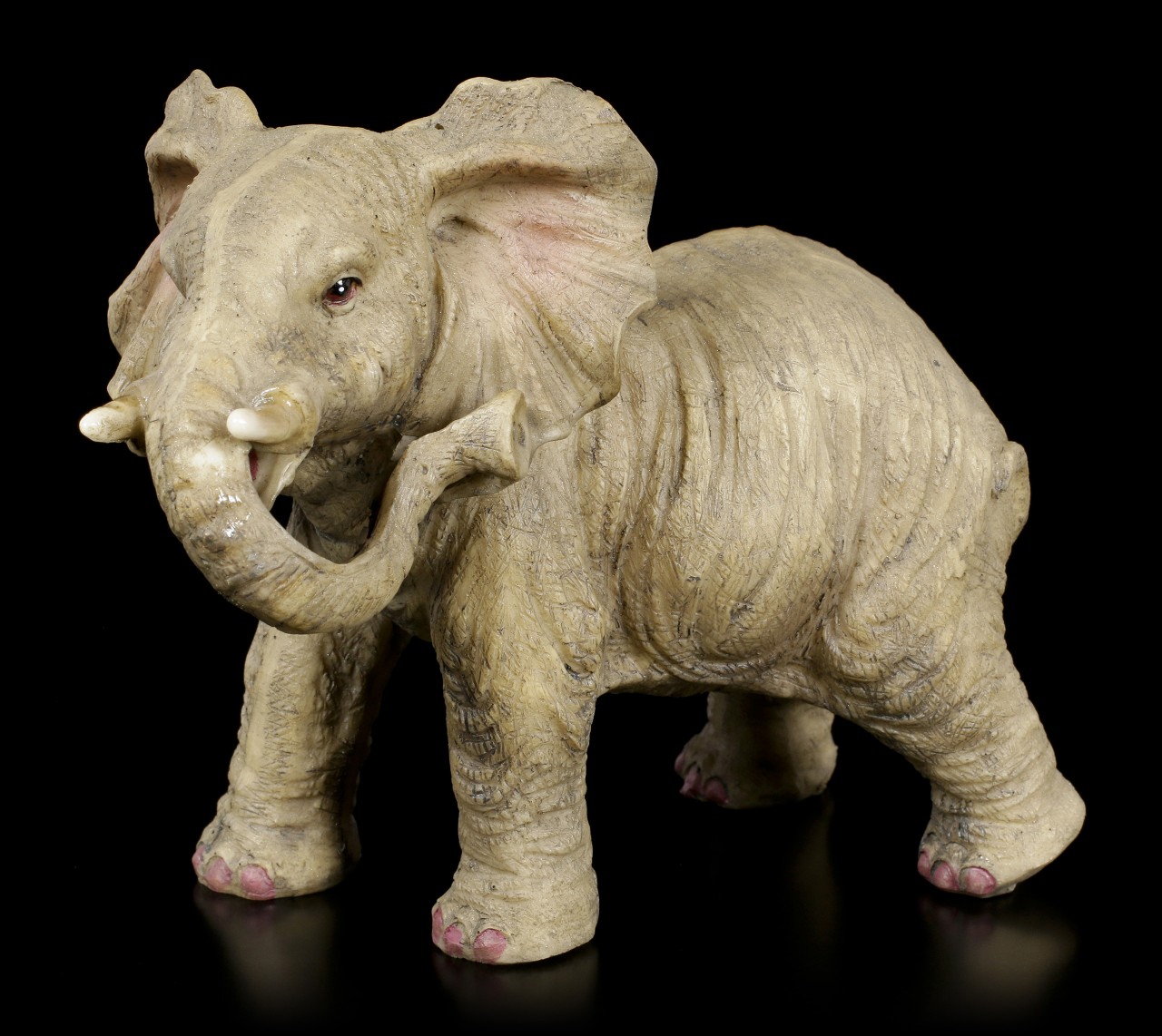 Elephant Figurine - Young with lowered Trunk