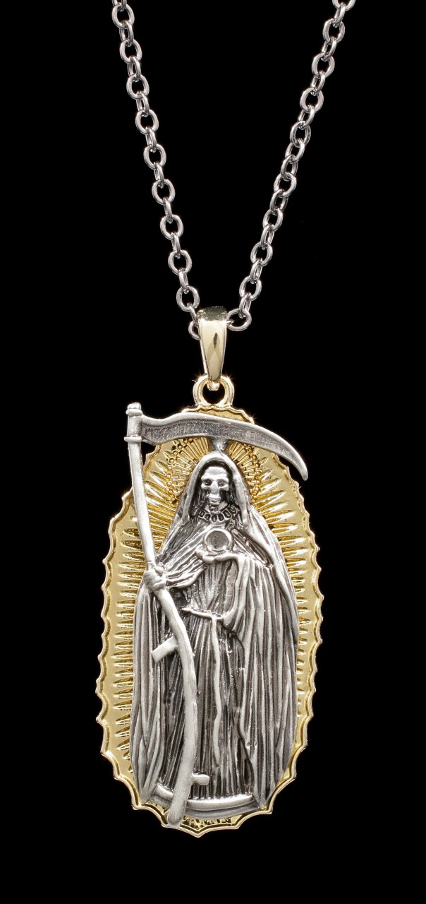 Santa Muerte Necklace - Skeleton Reaper