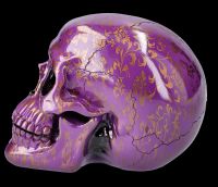 Skull Figurine Purple - Violet Elegance
