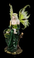 Elfen Figur - Prinzessin Gaia mit Drache