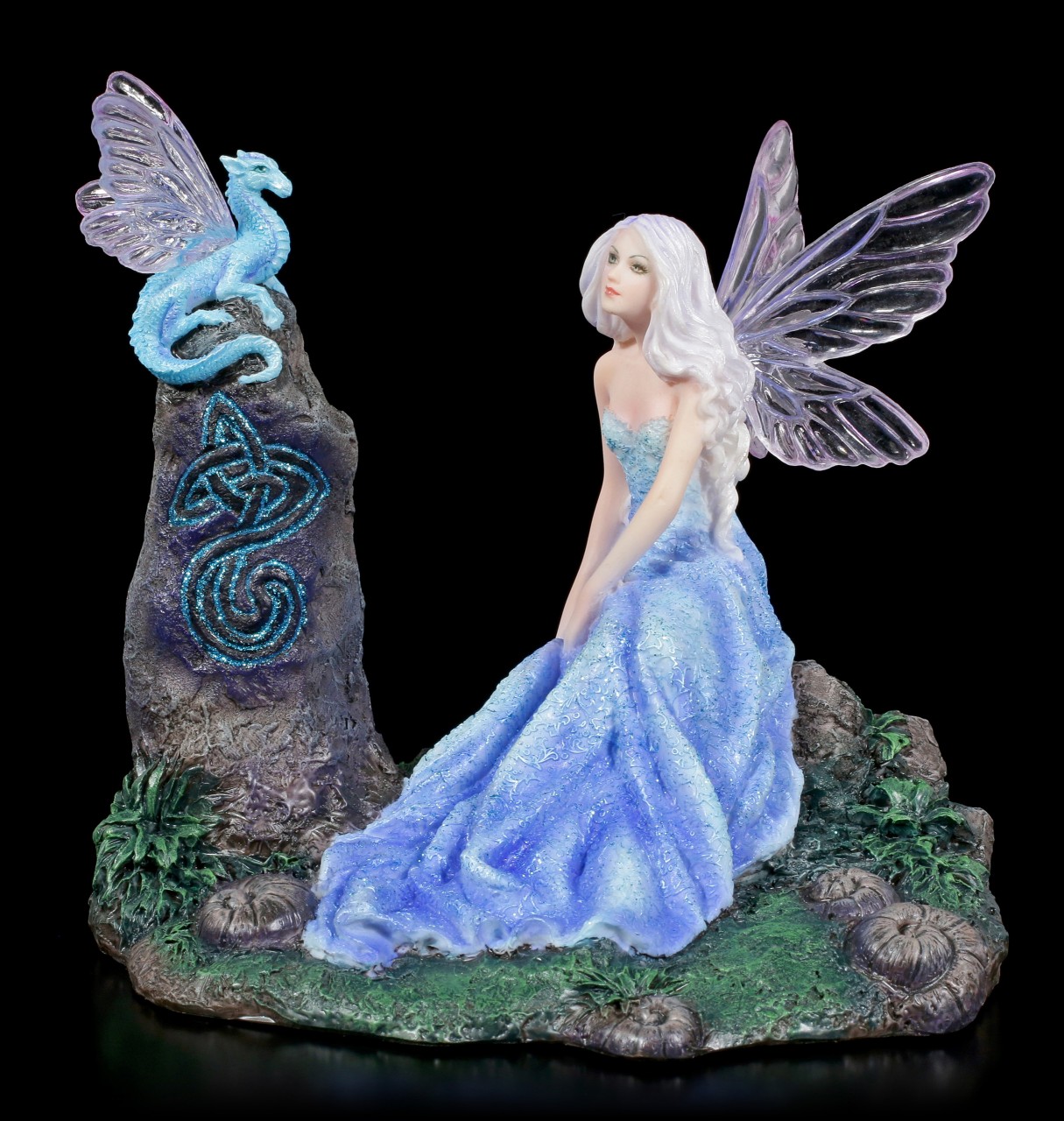 Fairy Figurine - Luminescent with little Dragon