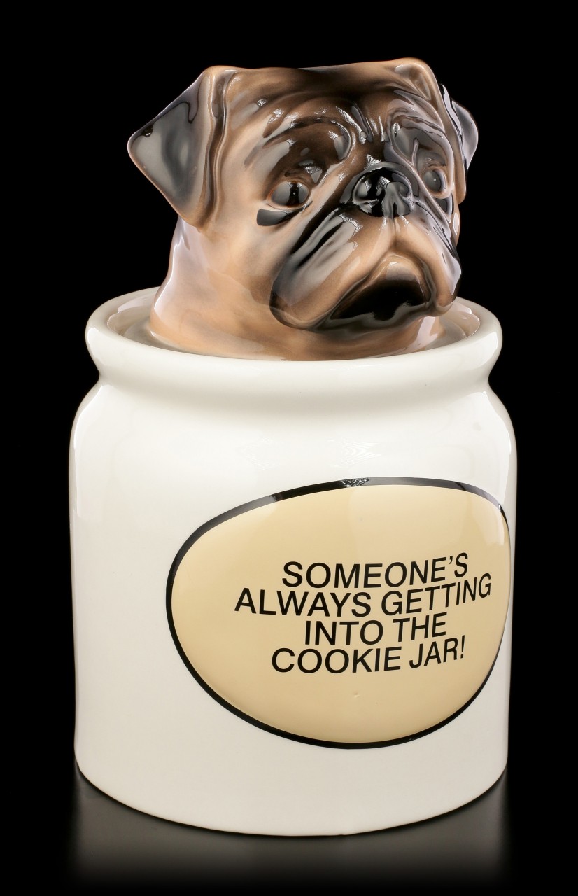 Pug Figurine as Cookie Jar