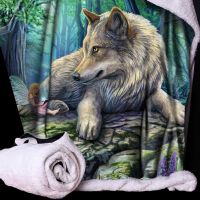 Kuscheldecke Wolf & Elfe - Fairy Stories