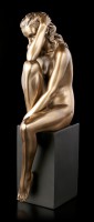 Female Nude Figurine - Sitting on Monolith