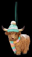 Highland Cow Hängeornament - Winter