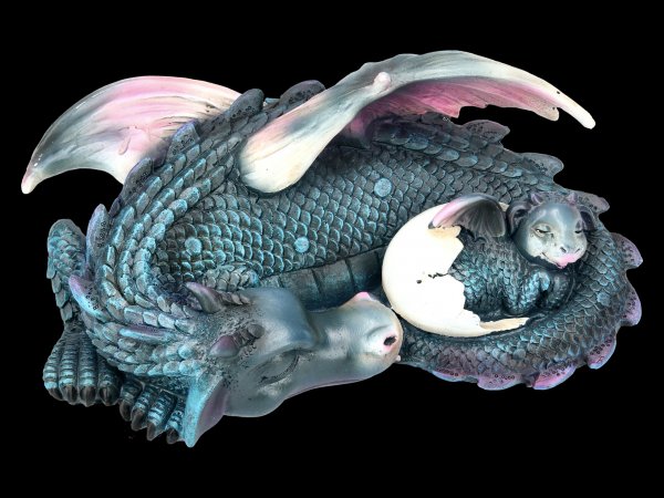 Dragon Figurine - Dream a little Dream - blue