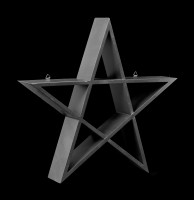 Wall Shelf - Black Pentagram