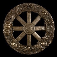 Wall Plaque Wicca - The Wheel of the Year