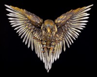 Wandrelief Steampunk Rabe - Blade Raven