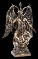 Baphomet Figur - bronziert groß