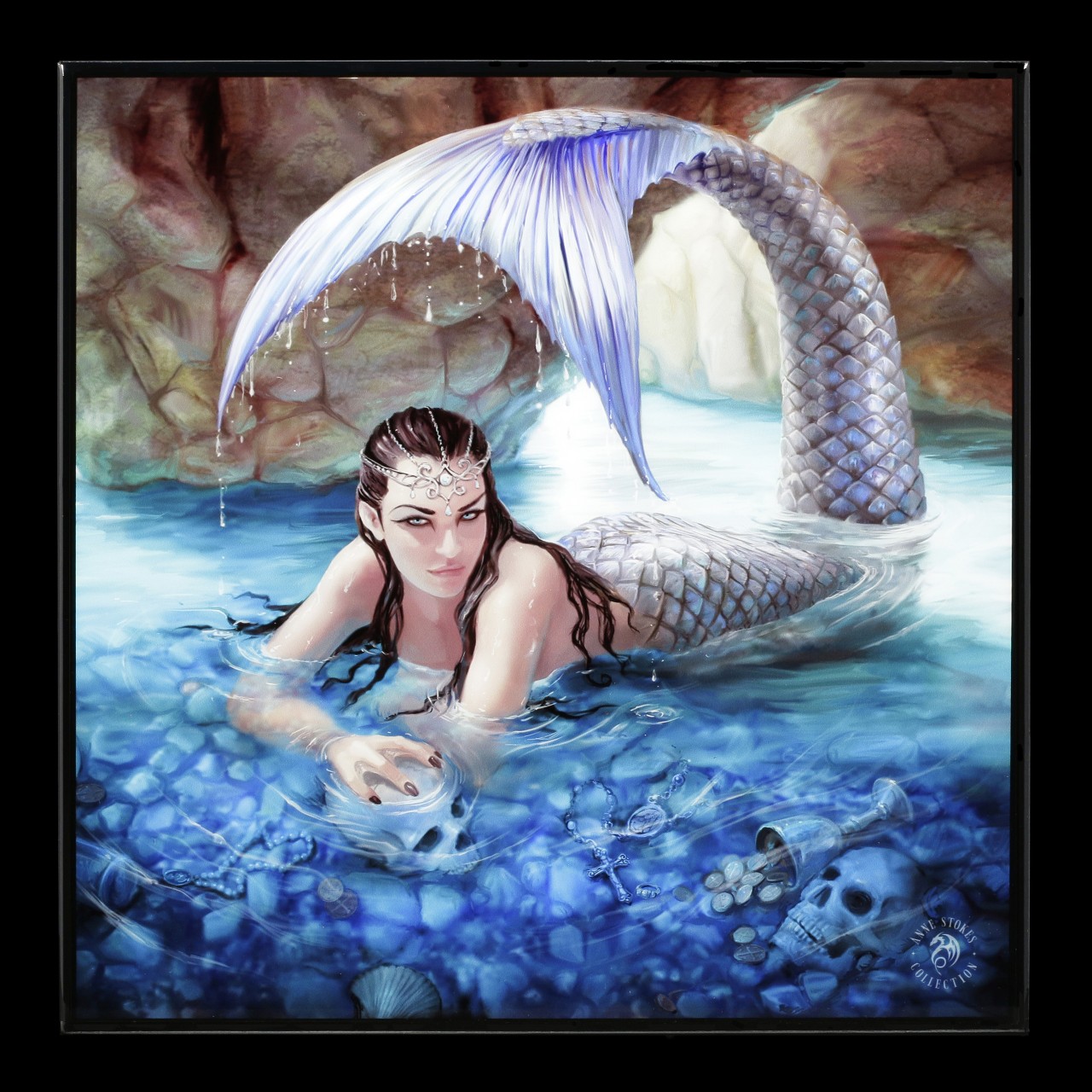 Small Crystal Clear Picture with Mermaid - Hidden Depths