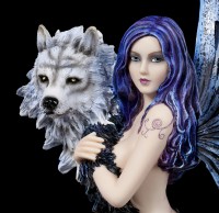 Elfen Figur - Wolf Spirit