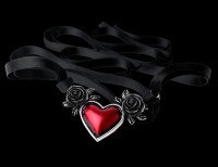 Blood Heart Chocker - Alchemy Gothic Necklace