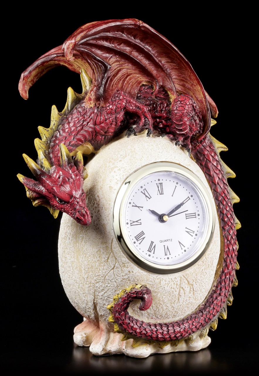 Dragon Table Clock - Timeless Guardian