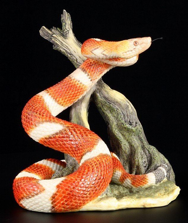 Schlangen Figur - Kupferkopf