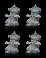 Gargoyle Figurines - Little Unicorn Set of 4