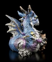 Dragon Figurine - Blue Heart